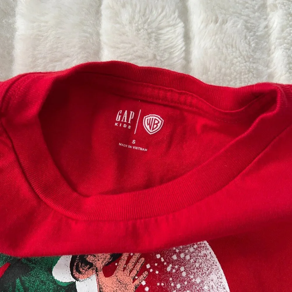 Kids GAP Christmas Elf T-Shirt (Red) S